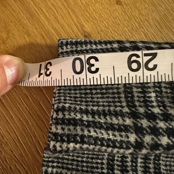 Pendleton houndstooth 100% virgin wool pants black and white 14 - Picture 8 of 8